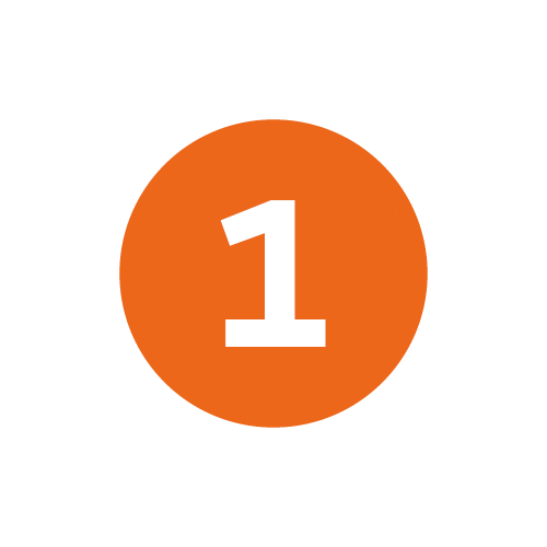 VRLG Piktogramme RGB Zahl 1 mit Kreis